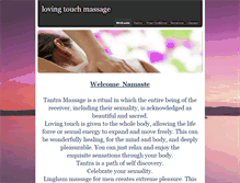 Tablet Screenshot of lovingtouchtantricmassage.com